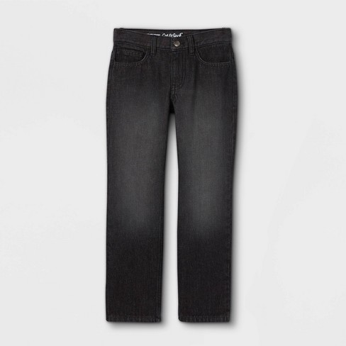 Girls' Mid-rise Ultimate Stretch Skinny Jeans - Cat & Jack™ Dark Black 6 :  Target