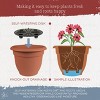 Bloem Ariana Round Resin Planter Pot Indoor and Outdoor Gardening - 4 of 4