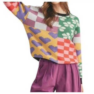 Women's Patch Pattern Sweater - &merci - 1 of 4