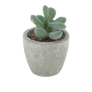 Unique Bargains Artificial Plants Flocked Cactus Fruit in Mini Pulp Plastic Green 2.56"x2.56"x3.74" 1 Pcs - 1 of 4