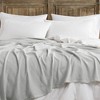 The Farmhouse by Rachel Ashwell 50"x60" Cotton Waffle Throw Gray - 4 of 4