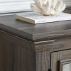 Sapphtopaz TV Stand Farmhouse Entertainment Center for TVs Up to 69" with 2 Cabinets Entryway Table with 3 Layers Open Shelf for Living Room - 3 of 4