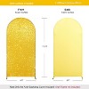 Round Top Fitted Sequin Arch Cover–With Zipper, Ideal for Outdoor Events, Weddings,Birthdays & Party Decor - 2 of 4