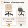 Karl Home | Tufted Teddy Fleece Swivel Chair With Reclining And Foot Studs - 4 of 4