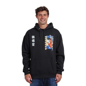 Dragon Ball Z Favorite Characters Adult Black Double Sided Hoodie - 1 of 4