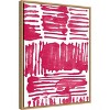Amanti Art Custom Red Stripes I by Jodi Fuchs Canvas Wall Art Print Framed 18 x 24-in. - 3 of 4