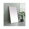 Elegant Lighting Metal Frame Rectangle Full Length Mirror 36x60 Inch in Brass - 3 of 4