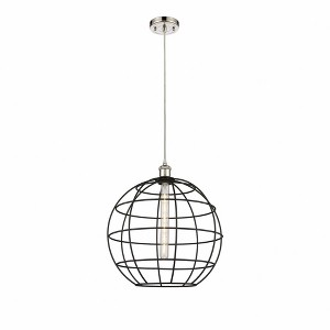 Lake Placid - 1 Light Cord Hung Pendant In Industrial Style-17.75 Inches Tall and 16 Inches Wide - 1 of 1