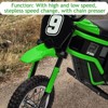 Electric Motorcycle for Kids Electric Dirt Bike Teather Seat, Rear Brake, Electric Motorbike for Kids/Teens - 2 of 4