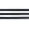 Dii Black/White Dobby Stripe Table Runner 18X108 - 4 of 4