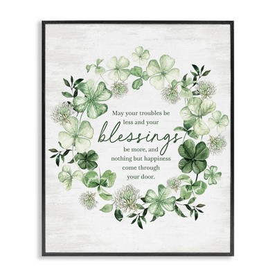 Stupell Industries Irish Proverb Wreath, 24" x 30"