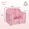 Kids Sofa Toddler Chair,Kids Armchair,Sofa Chair,Toddler Couch with Footstool, Upholstered Couch,Armrest Sofa Chair for Toddlers - 2 of 4
