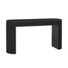 NicBex Modern Console Table with 2 Drawers,Entryway Table with Pine Veneer & Vertical Striped,Foyer Tables for Entryway,Living Room - 3 of 4