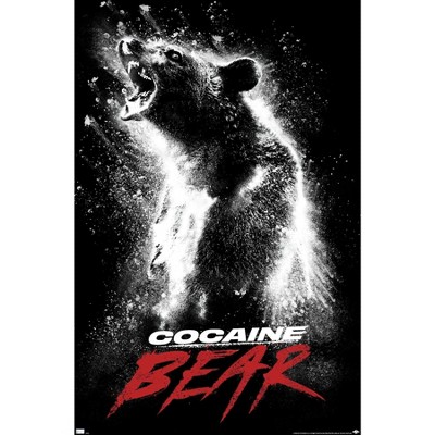Trends International Cocaine Bear - One Sheet Framed Wall Poster Prints