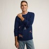 Lands' End Men's Classic Cotton Drifter Signal Flags Crew Neck Sweater - 4 of 4