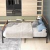 Gulches Metal Platform Bed frame with Headboard and Footboard,Sturdy Metal Frame, No Box Spring Needed(Full) - 2 of 4