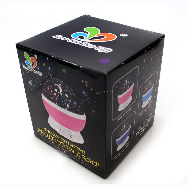 Link Night Light Projection Lamp, 360 Degree Rotating Moon And Stars Night Projector Turn Any Room Into A Far Out Galaxy To Explore, 4 of 5