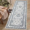 Washable Area Rugs for Living Room Vintage Floral Rug Soft Non Shedding Throw Rugs Stain Resistant Carpet - 3 of 4