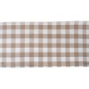 Design Imports  Stone Heavyweight Check Fringed Table Runner - 2 of 4