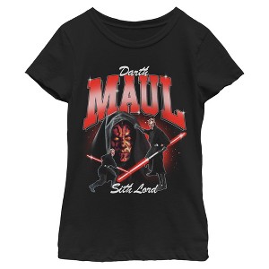 Girls Star Wars Sith Lord Maul T Shirt - 1 of 4