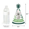 Big Dot of Happiness Koala Cutie - Cone Happy Birthday Party Hats for Kids and Adults - Set of 8 (Standard Size) - 3 of 4