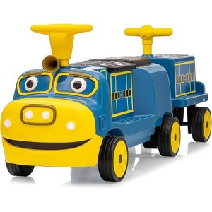 12V Licensed CHUGGINGTON Kids Ride On Train, 2-Seater Trackless Electric Car w/ Music, Lights, 7Ah Battery - 1 of 4
