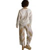 Women's Palm Print Linen Pants - Milio Milano - 3 of 4