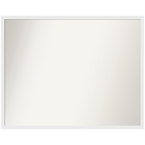 Amanti Art Incline Non-Beveled Wood Framed Bathroom Vanity Wall Mirror - 1 of 4
