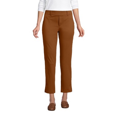 Lands' End Women's Lands' End Flex Mid Rise Pull On Crop Pants
