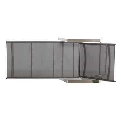 Gray and Silver Aluminum Adjustable Outdoor Chaise Lounge Set