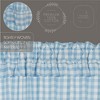 Annie Buffalo Blue Check Ruffled Panel Set of 2 84x40 - 3 of 4
