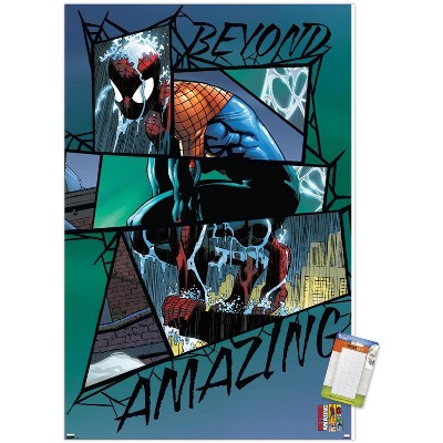 Trends International Marvel Comics Spider-Man: Beyond Amazing - Rain Mash-up Unframed Wall Poster Prints