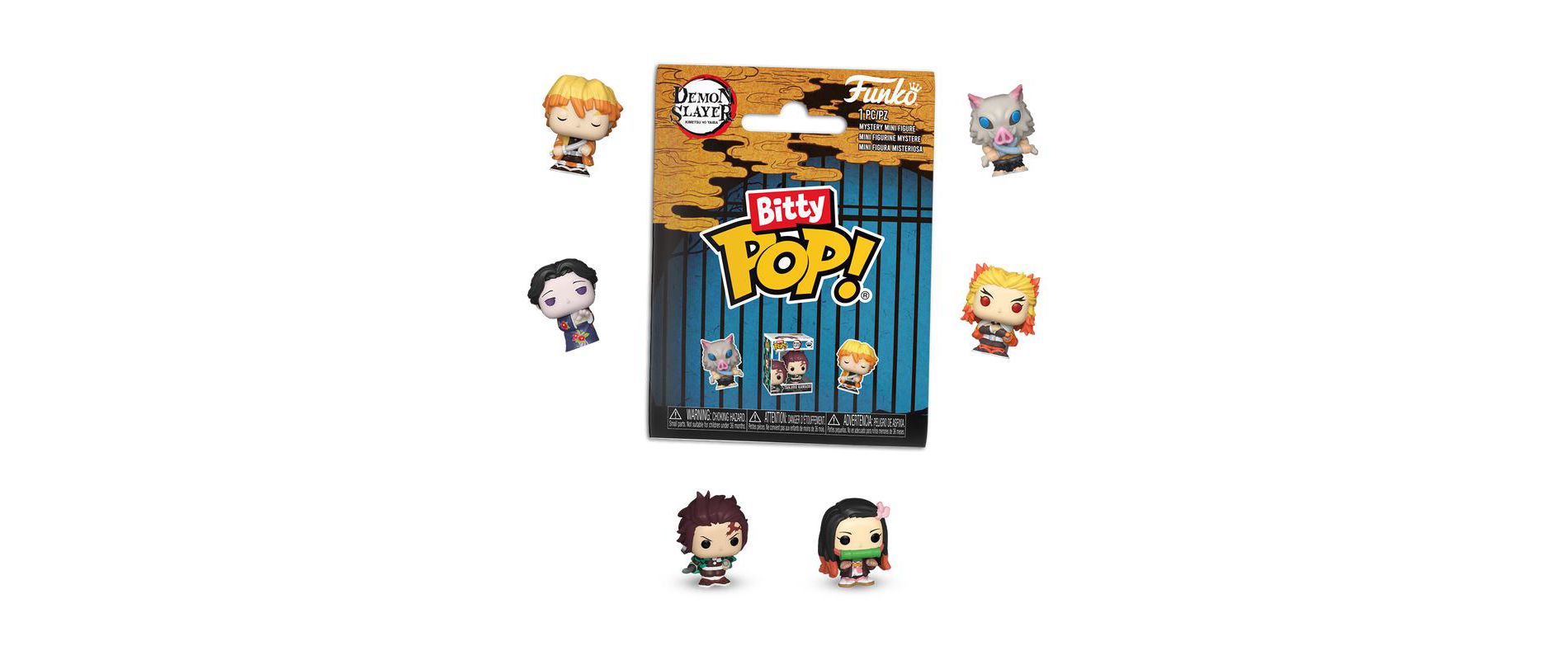 Funko Bitty POP!: Demon Slayer - Characters Vinyl Figure 1pc Mystery Bag