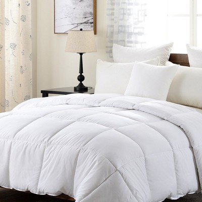 Twin White Down Alternative Cotton Comforter