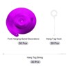 Unique Bargains Party Hanging Decoration PVC Plastic Ceiling Streamers 30 Pcs - 3 of 4