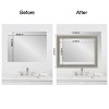 Amanti Art Mirror Makeover Bathroom Mirror Frame Border Kit - Fully Assembled Peel and Stick Frame - Mirror NOT Included - Parlor Trim - 4 of 4