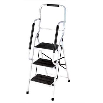 The Lakeside Collection 3-Step Ladder with Handrails