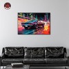 Notoriart Classic Night Drive Car Wall Art Framed - 2 of 4