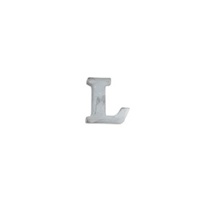 Slickblue Zinc Alphabet Letters, Individual A-Z & "&" Symbol, Wall Letters, Modern, Silver, 2.5"x2" Each - 1 of 4