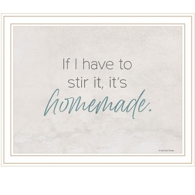 HomeRoots It's Homemade White Framed Print Wall Art