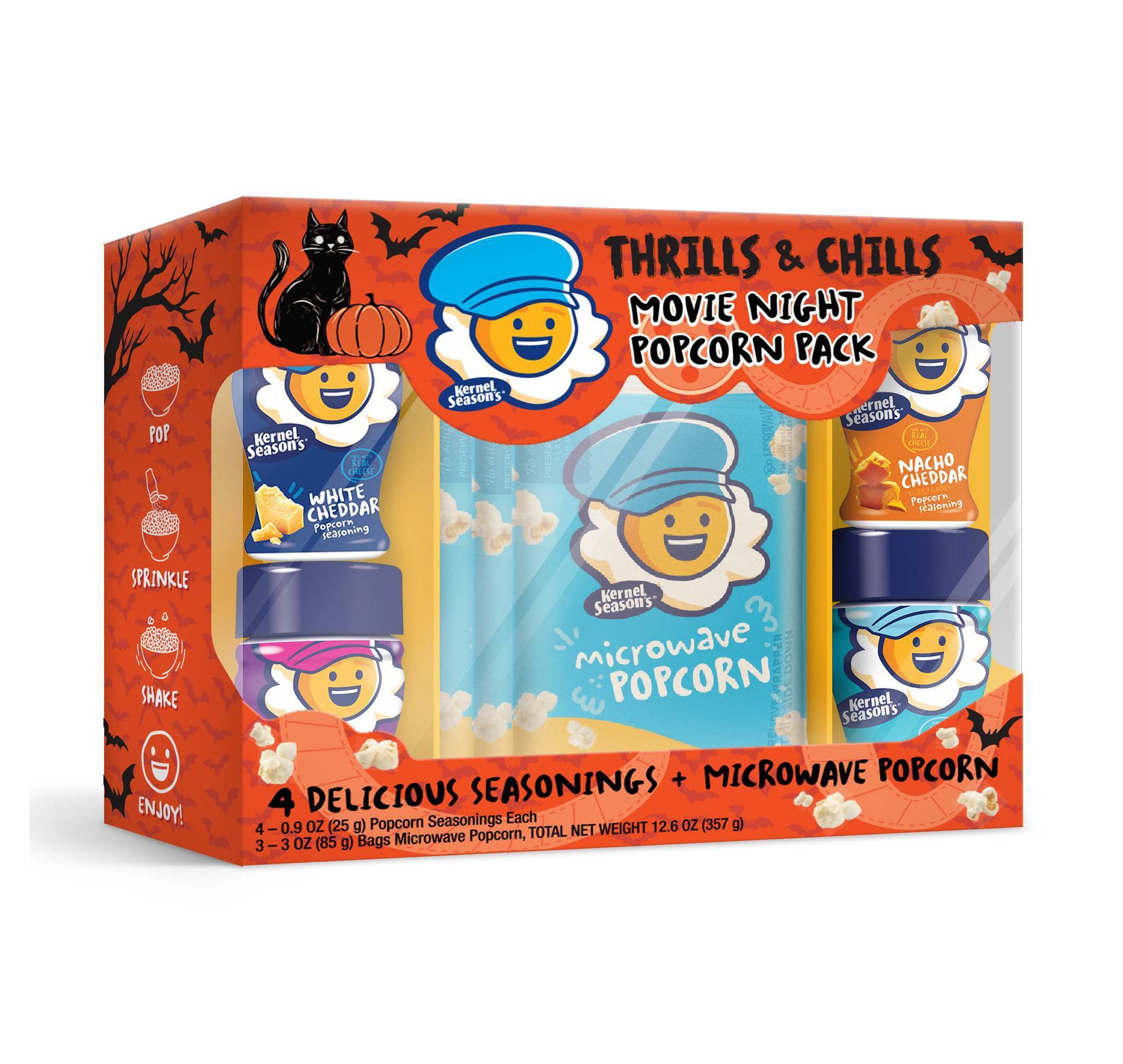 Kernel Season's Halloween Microwave Popcorn Party Pack - 12.6oz