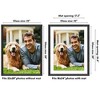 Americanflat 22x28 Poster Frame with Polished Plexiglass, Use as 18x24 Frame with Mat or 22x28 Frame Without Mat, Hudson Collection, Black - 2 of 4