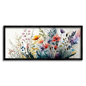 Stupell Industries Bold Floral Hues Blooming Nature Framed Giclee - 1 of 4