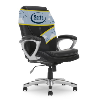 Serta Amplify Executive Mesh Office Chair Black: Ergonomic, Adjustable ...