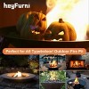 Pumpkin Gas Log, Ceramic Fire Lgs for Ventless & Vent Free, Propane, Gel, Ethanol, Electric, Outdoor Fireplace Fire Pit, Halloween D¨¦cor,1-Pack - 3 of 4