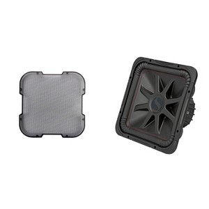 Kicker 45L7R152 L7R 15" Subwoofer, Dual Voice Coil, 2-Ohm & 52GL715 Grill Bundle - 1 of 4