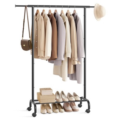 Songmics Clothes Rack, Clothing Rack With Extendable Hanging Rail And ...