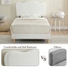 Upholstered Platform Bed Frame with Adjustable Headboard, Strong Wooden Slats Support, Modern Kids Bed Furniture, No Box Spring Needed - 2 of 4