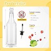 20 Pcs 32 oz Plastic Long Neck Bottles with Pourer and Caps, Juice Pour Bottles with Stainless Steel Pourer - 2 of 4
