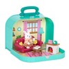 Li'l Woodzeez Toy Furniture Set in Carry Case 13pc - Travel Suitcase Living Room Playset - 3 of 4